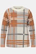 Pullover, Karomuster, Rundhals, Langarm