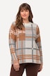 Pullover, Karomuster, Rundhals, Langarm
