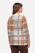 Pullover, Karomuster, Rundhals, Langarm