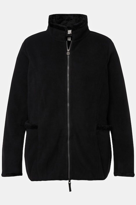 Fleece-Lined Embroidered Jacket | Jacket | Jackets