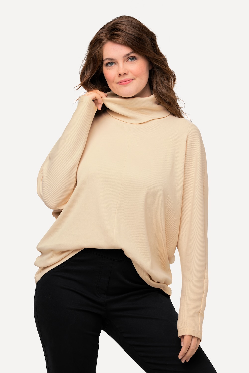 Große Größen Shirt, Damen, gelb, Größe: 54/56, Baumwolle, Ulla Popken