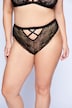 String, High Waist, Zier-Straps und Spitze
