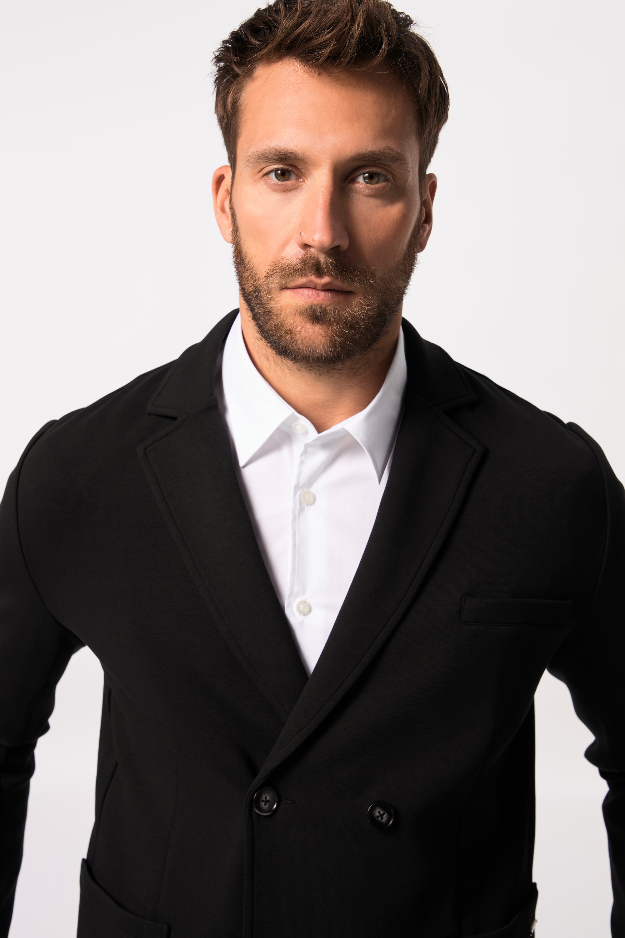 JP 1880 Herren große Größen JP1880 Jerseysakko FLEXNAMIC Business doppelreihig