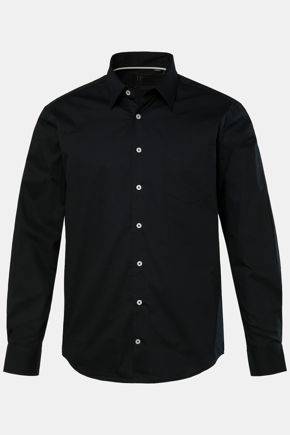 Chemise à manches longues et col Kent. Coupe Modern Fit. Jusqu'au 8XL, Tall.