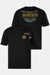 T-shirt à col rond, imprimé dans le dos et flocage - jusqu'au 8 XL