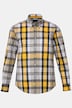 Chemise à carreaux, manches longues et col à pointes boutonnées. Coupe Modern Fit. Jusqu'au 8 XL.