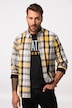 Chemise à carreaux, manches longues et col à pointes boutonnées. Coupe Modern Fit. Jusqu'au 8 XL.