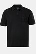 Maglia polo di piqué con mezze maniche e applicazioni, disponibile fino alla tg. 8XL