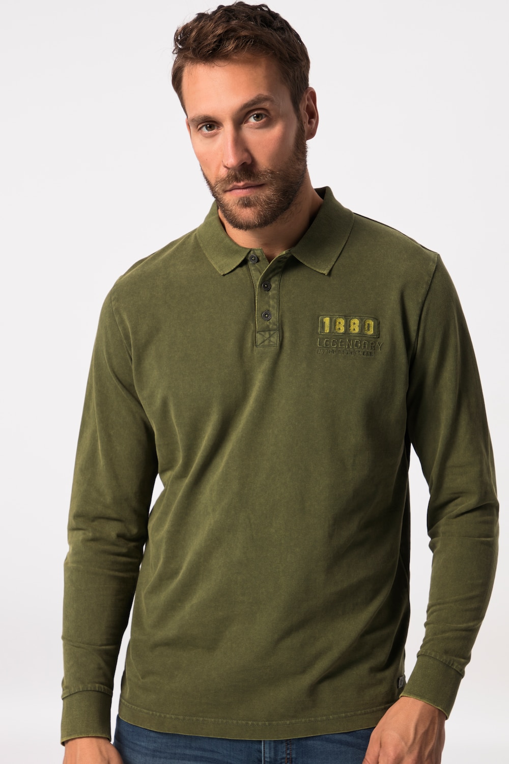 Große Größen Poloshirt, Herren, braun, Größe: 3XT, Baumwolle, JP1880