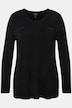 Shirt, siersteentjes, classic, ronde hals, lange mouwen