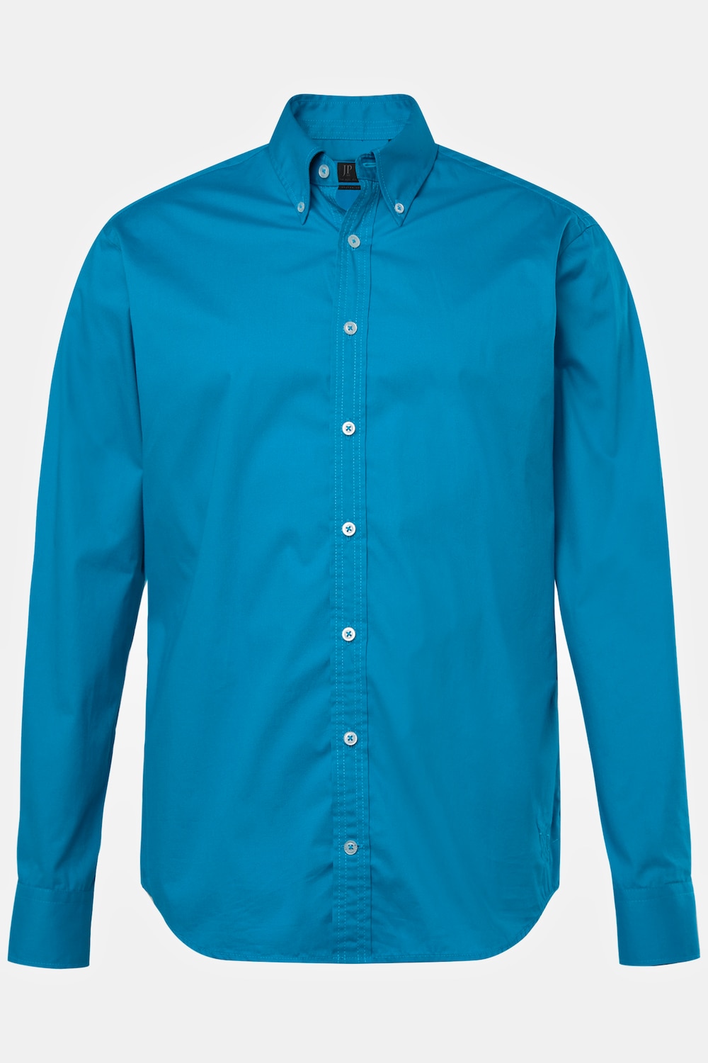 Grote Maten Overhemd, Heren, turquoise, Maat: XL, Katoen, JP1880