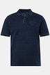 Poloshirt, halflange mouwen, piqué, Vintage Indigo-look, tot 8XL