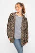 Jacke, oversized, Leo, Kapuze, Langarm