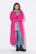Long-Strickjacke, oversized, offene Form, Langarm