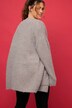Strickjacke, oversized, V-Ausschnitt, 2 Taschen, Langarm