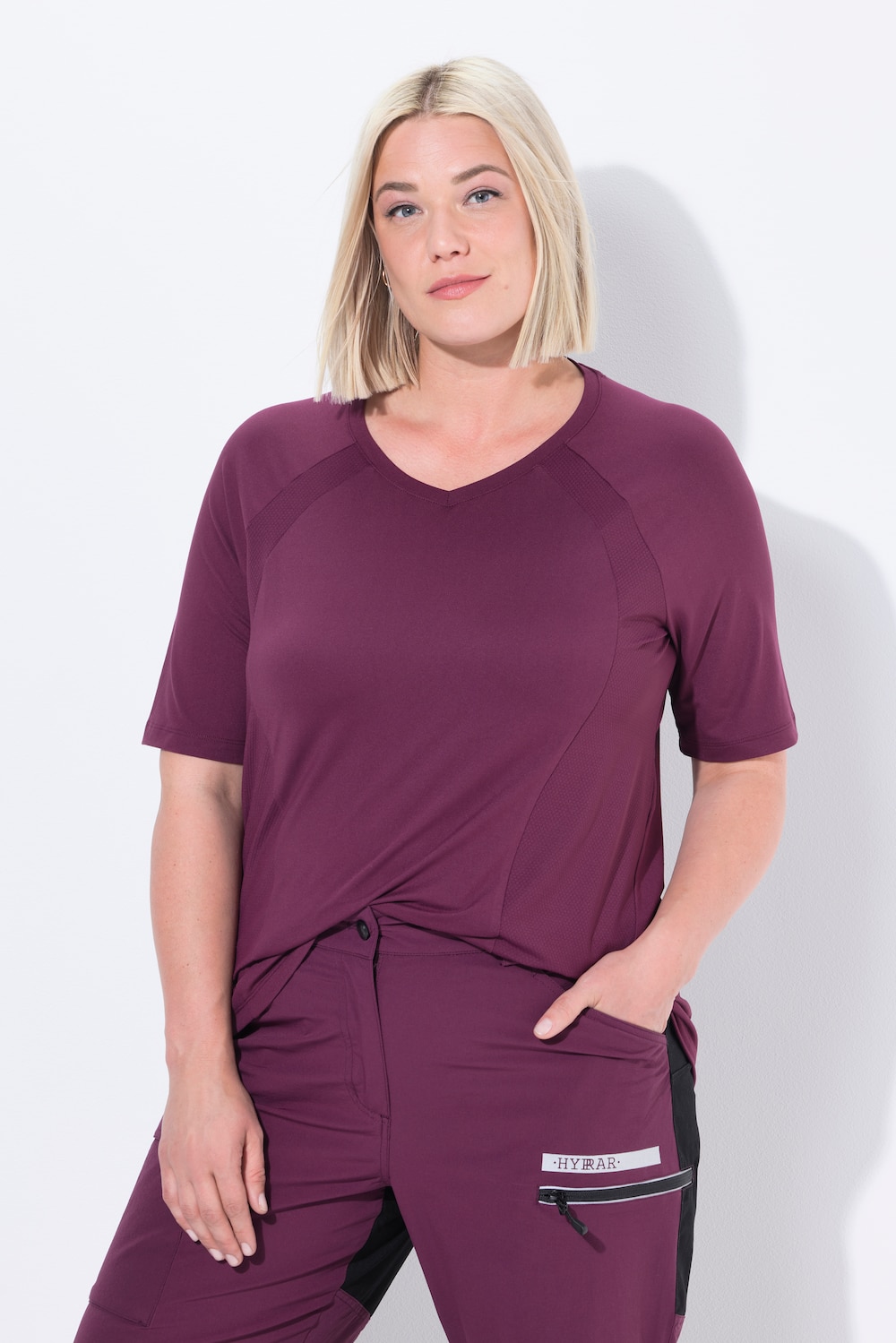 Funktionsshirt, schnelltrocknend, Halbarm, recycelt