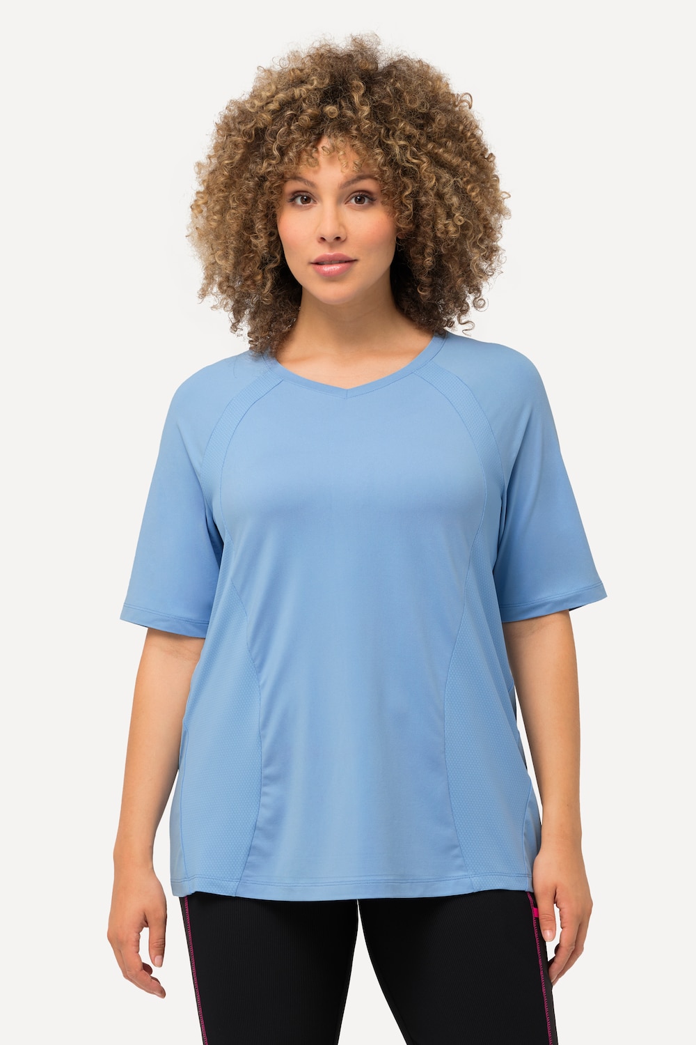 Große Größen Funktionsshirt, Damen, blau, Größe: 42/44, Ulla Popken