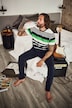 Pyjama deux pièces, collection Homewear. Pantalon et T-shirt. Label OEKO-TEX. Jusqu'au 8 XL.