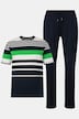 Pyjama deux pièces, collection Homewear. Pantalon et T-shirt. Label OEKO-TEX. Jusqu'au 8 XL.