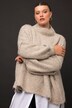 Pullover, oversized, extra softer Strick, Stehkragen, Langarm, Premium