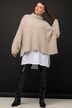 Pullover, oversized, extra softer Strick, Stehkragen, Langarm, Premium