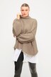 Pullover, oversized, extra softer Strick, Stehkragen, Langarm, Premium