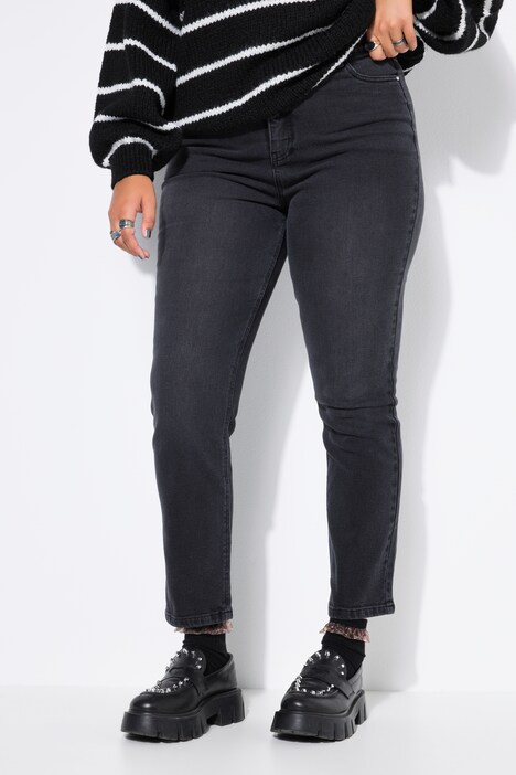 Pantalon Femme Velours Côtelé – Taille Mi-haute élastique, Coupe Décontractée Jambes Larges, Avec Poches