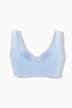 Bustier, 3-pak, zapięcie z przodu, mikrofibra