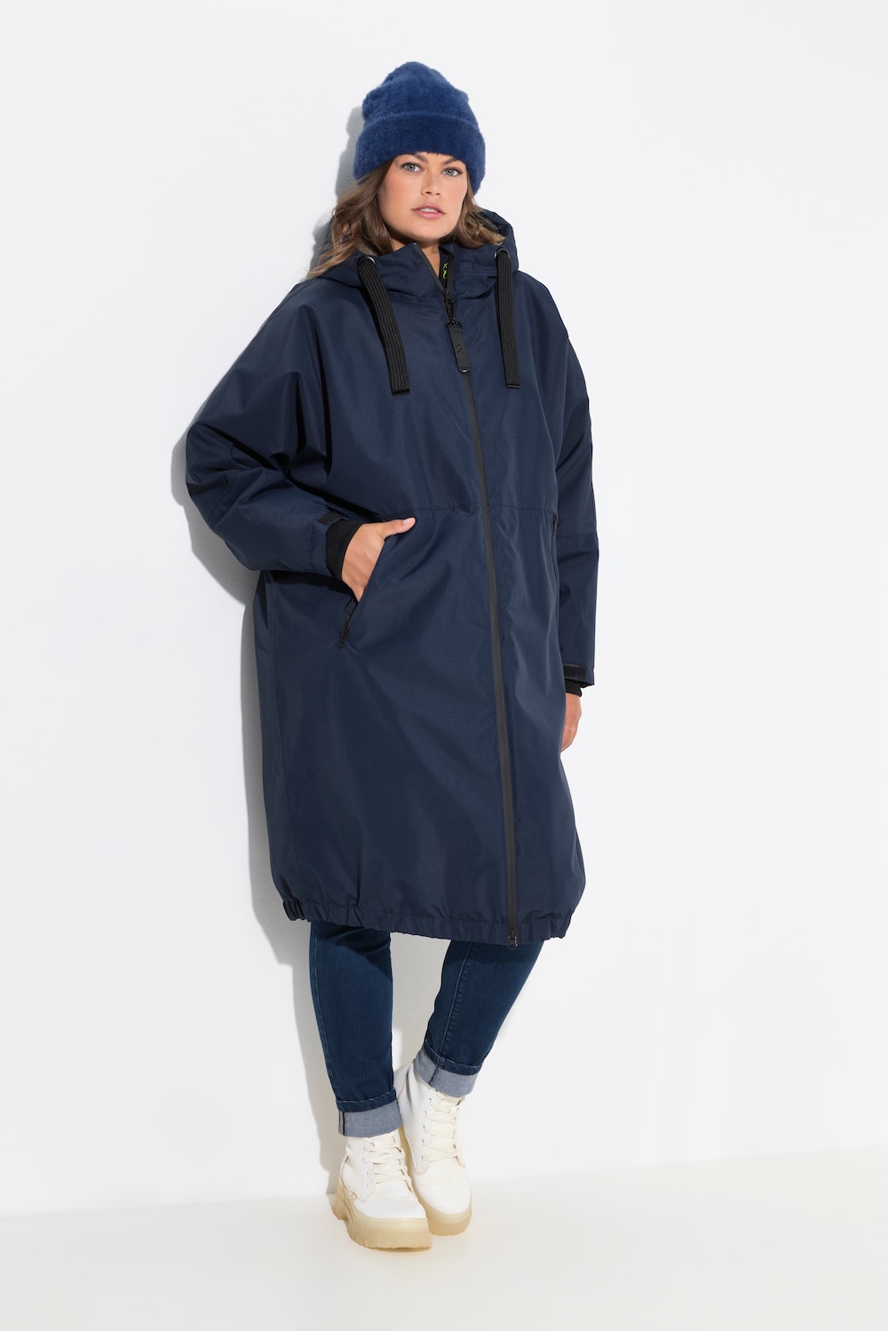 Große Größen Funktionsjacke, Damen, blau, Größe: XXL, Polyester, LAURASON