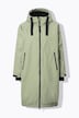 Chaqueta técnica, oversize, forro Teddy, capucha, cremallera bidireccional
