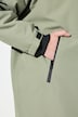 Chaqueta técnica, oversize, forro Teddy, capucha, cremallera bidireccional