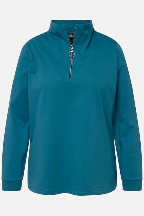 QUALITYSHIRTS Troyer Sweatshirt - 100% Baumwolle Größen S-6XL