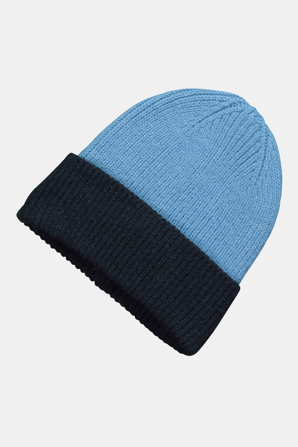 Beanie, Damen, blau, Größe: One Size, Synthetische Fasern/Polyester, Ulla Popken