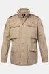 Veste de treillis en coton, écussons, style vintage - jusqu'au 8 XL