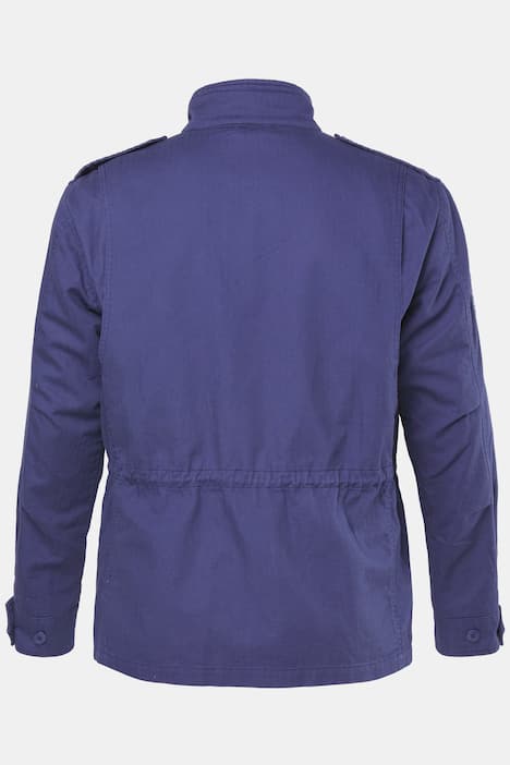 Veste de treillis en coton, écussons, style vintage - jusqu'au 8 XL