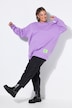Sweatshirt, oversized, Statement Patch, Langarm