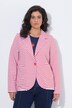 Jersey blazer, rolranden, reverskraag, lange mouwen