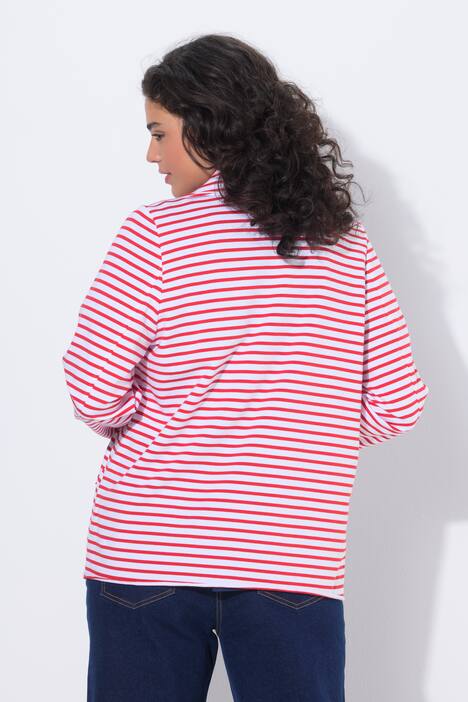 Jersey blazer, rolranden, reverskraag, lange mouwen