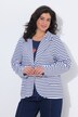 Jersey blazer, rolranden, reverskraag, lange mouwen