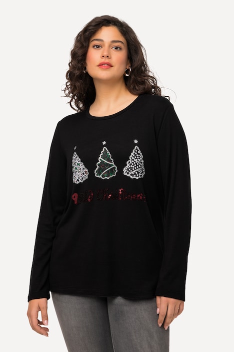 Wild Christmas Long Sleeve Sequin Tee | all Sweatshirts | Sweatshirts