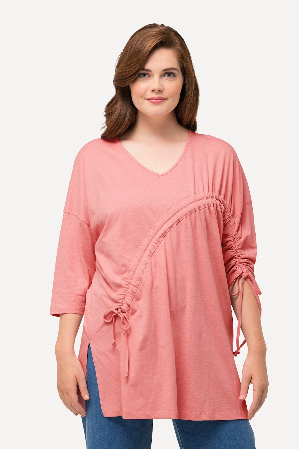 Große Größen Shirt, Damen, rosa, Größe: 50/52, Baumwolle, Ulla Popken