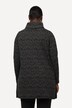 Longline Punto di Roma Long Sleeve Turtleneck Tunic Top