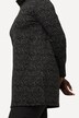 Longline Punto di Roma Long Sleeve Turtleneck Tunic Top