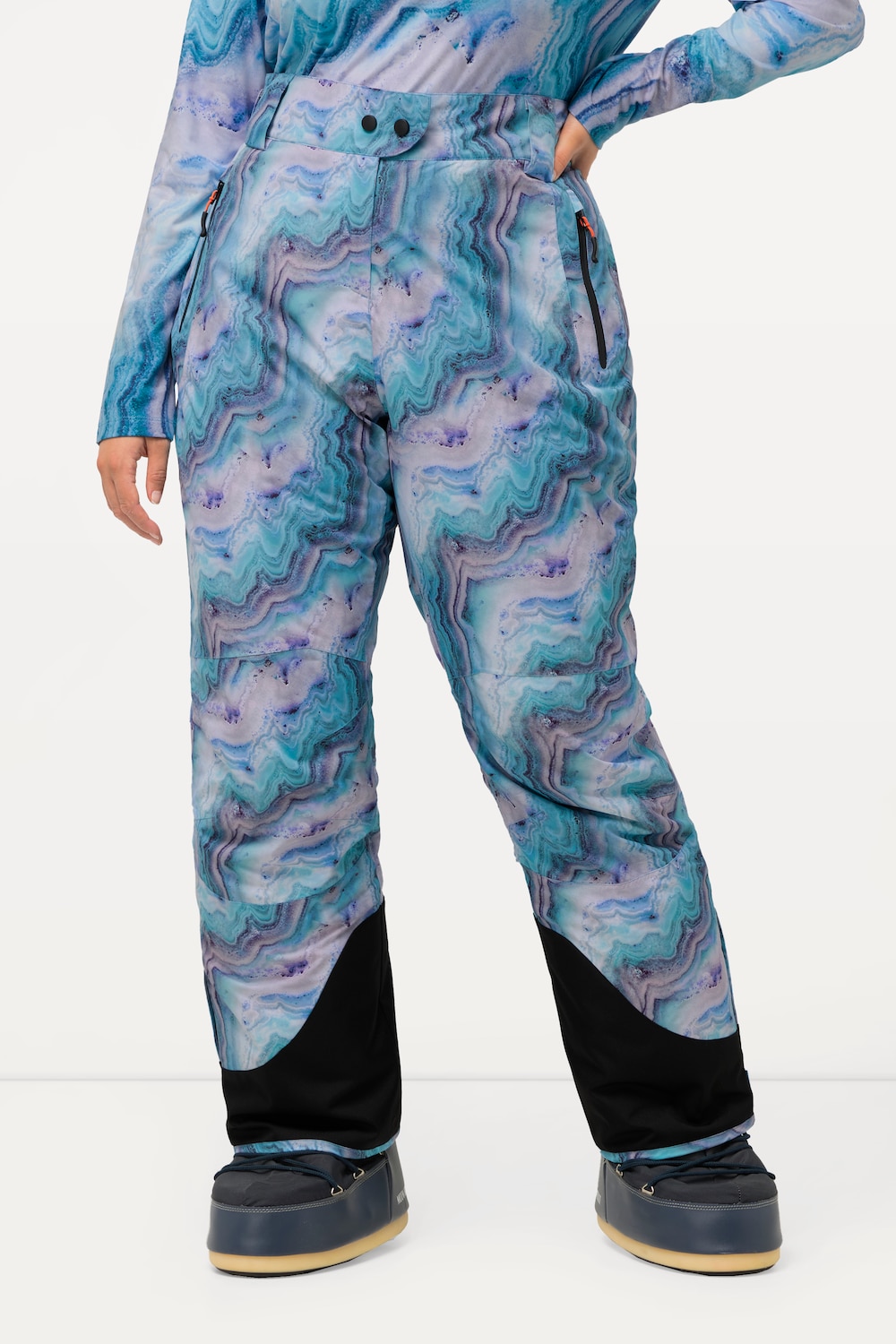 Große Größen Funktionshose, Damen, türkis, Größe: 56, Polyester, Ulla Popken