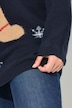 Weihnachts-Pullover, Lebkuchenmann, V-Ausschnitt, Langarm