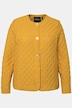 Steppjacke, kurz, Rundhals, Knopfleiste
