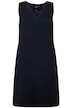 Buklé šaty, A střih, výstřih do V, bez rukávů, kapsy