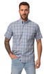 Kostkovaná košile, krátké rukávy, límeček s knoflíky, Modern střih