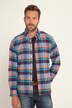 Chemise à carreaux, manches longues et col à pointes boutonnées. Coupe Modern Fit.