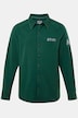 Chemise en molleton STHUGE, manches longues et col Kent. Coupe Boxy. Jusqu'au 8 XL.